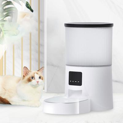 China Amazon Best Selling Auto Remote Powering App Control Mobile Wifi Connection Cats Dog Bowls And Feeders Auto Pet Smart Feeder for sale