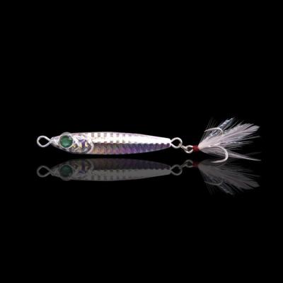 China Long lead casting lead casting fishing lures metal hard swim bait lure fish saltwater lake artificial river for sale