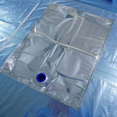 China Juice Packing Bag Laminated Plastic Bags 10l In Box Aseptic Bags With Radiation Sterilized for sale