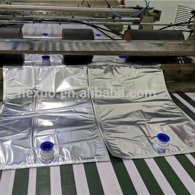 China 5L 10L 20L 220l laminated vMPET aseptic bag for concentrated juice en venta