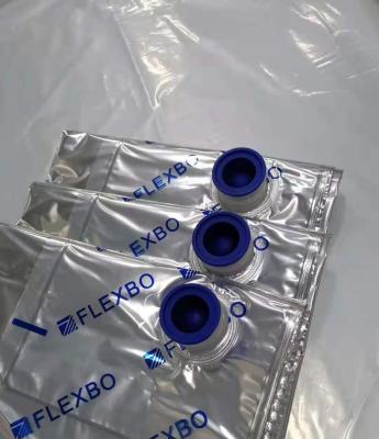 China Metallized Polyester Aseptic Liquid Packaging Aseptic Bag In Box Alufoil Aseptic Bag For 220 Drum Filling en venta