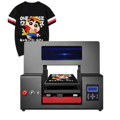 China W & both DTF color printing A3 inkjet printers textile fabric printing shop machines printing effect DTG T-shirt printer Digital T-shirt printing machine 3D photography for sale