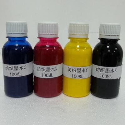 China 100% Safe White DTF CMYK Ink For A3 A4 Printer Machine T-shirt Cotton Printing DTF UV Dye Ink for sale