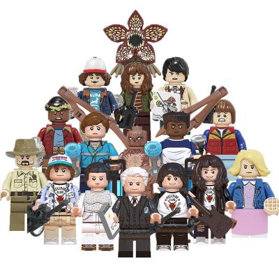 China DIY TOY Stranger Things Movie Eleven Demogorgon Mini Action Building Block Figure Kids Collect Toys Bricks for sale