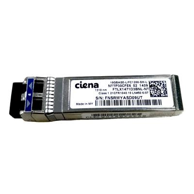 China C/F communication system FTLX1471D3BNL-NT FINISAR NTTP30CFE6 SFP+10GBase-L/FC1200-SM-L 10km C/F communication system transceiver optical fiber module for sale