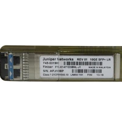 China Communication System C/F SFPP-10GE-LR JUNIPER 740-031981 FTLX1471D3BNL-J1 SFP-10GE-LR SMF Fiber Optic Transceiver for sale