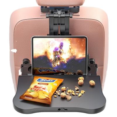 China Morden Universal Luxury Black Car Vehicle Back Seat Food Eating Desk Table Tray Child Carriage Car Lift Table for sale