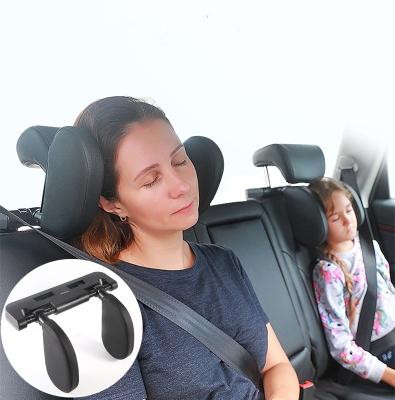 China Travel Adjustable Car Family Accessories Car Seat Neck Headrest Inner Pillow Kids Side Face Sleep Support Car Rest Head Pillow for sale