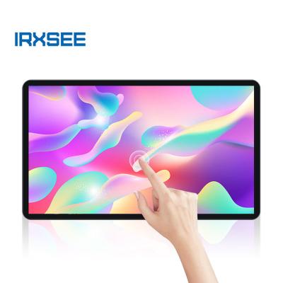 China High Brightness Aluminum Case+Tempered Glass Panel 21.5 Inch USB Touch Screen Capacitive Open Frame LCD Monitor Advertising Display for sale