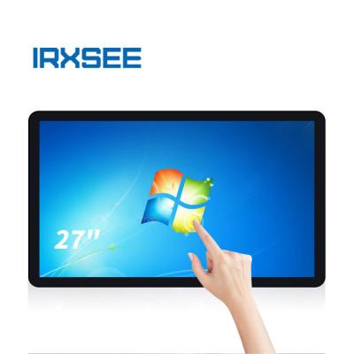 China Hot Selling Aluminum Case+Tempered Glass Panel 27 Inch All In One Touch Screen Monitor Open Frame LCD Monitor Outdoor Industrial Display for sale