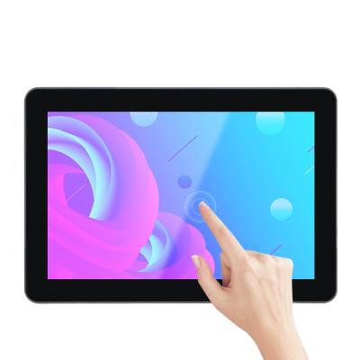 China Metal Case + 10.1 Tempered Glass Panel 13.3 inch Angel Industrial Full View Touch All in One Wall Mounted Android 2G 16G/4G 32G Tablet Computer for sale