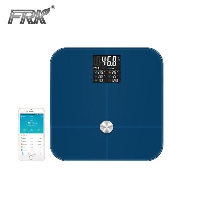 China High Quality Heart Rate Weight App Digital Health High Accuracy Strain Gauge Sensor Weighing Body Fat Smart Scale for sale