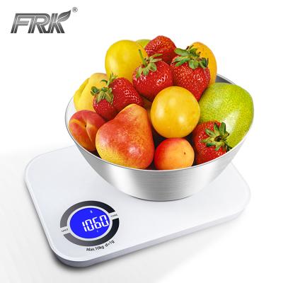 China With Tray Customized Electronic Scale 10kg Digital Food Weighing Kitchen Scale With Bowl for sale