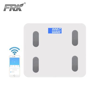 China Automatic On/Off Electronic Glass Digital Body Weight Bathroom Scale Wifi Scale 180Kg With Free App for sale