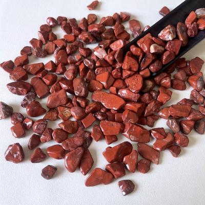 China Europe Natural Gemstone Chips Red Jasper Chips Wholesale for sale