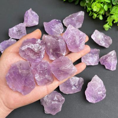 China Europe Wholesale Natural Raw Amethyst Healing Stones Crystal Raw Amethyst Stone for sale