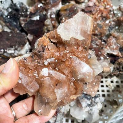 China Europe Natural Decorative Crystal Quartz Mineral Specimen Calcite Raw Calcite Cluster for Collection for sale