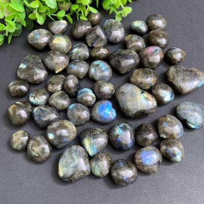 China Europe Wholesale Small Natural Labradorite Heart For Love Gift for sale