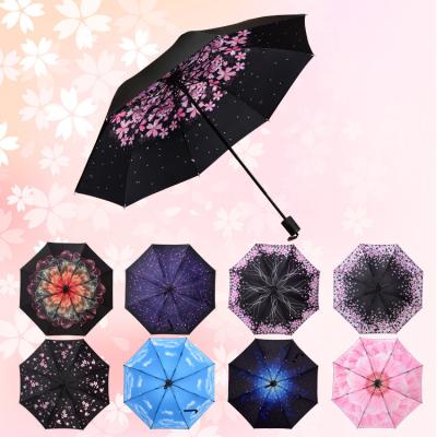 China Creative Cute Minimalist Creative Cute Minimalist UV Protection Umbrella Umbrella Sun Shade Umbrella Sun Folding Sun Vinyl Umbrella for sale