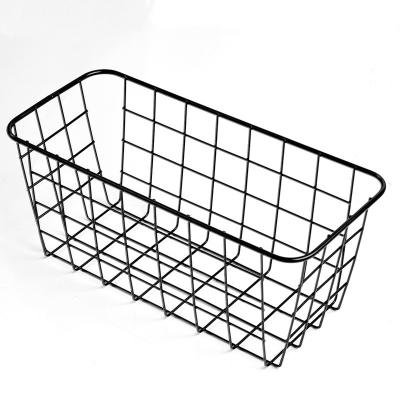 China Hollow-out stainless steel minimalist iron large-capacity clothing kitchen fruit storage basket, classic simple fruit storage basket for sale