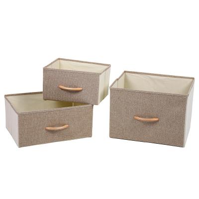 China Contemporary thickened type 2-in-1drawer storage box for clothing, socks, underwear and ties, storage boxes without lids for sale