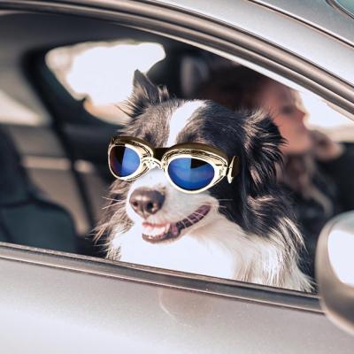 China Viable Waterproof Dog Sunglasses High Quality Pet Goggles Fashion Sun Glasses For Dog for sale