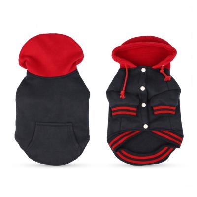 China Fashion Viable Dog Hooded Sweatshirt-Warm Coat With Contrasting Colors for sale