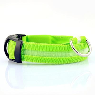 China Viable LED Dog Collar To Keep Your Dog Pet Flashing Collars Safe With Batteries for sale