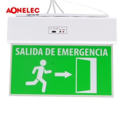 China Other China Factory Wholesale Good Quality Emergency Explosion Proof Sign Wall Exit Emergency Light With Rechargeable Lithium Battery for sale