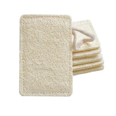 China All Natural Factory Customized Natural Biodegradable Bath Exfoliating Loofah Sponge Wood Pulp Cotton Loofah Cleaning Dish Sponge for sale