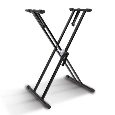 China Best of Double X Stable Keyboard High Quality Adjustable Electronic Keyboard Stand Digital Piano Stand for sale