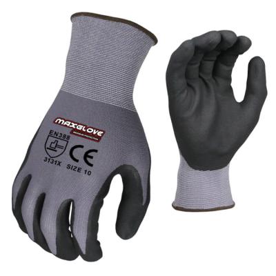 China Flexible 15G Nitrile Foam Coated Working Gloves for sale