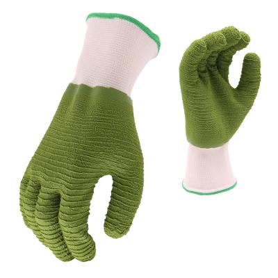 China Safety Flexible Non Slip Garden Ply Latex Working Gloves for sale