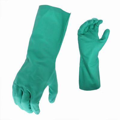 China oil & Gas Long Sleeve Nitrile Household Safety Chemical-Resistant Waterproof Gloves for sale