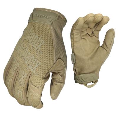 China Anti-impact Mechanic Anti-slip Anti-vibration Working Synthetic Leather Gloves for sale