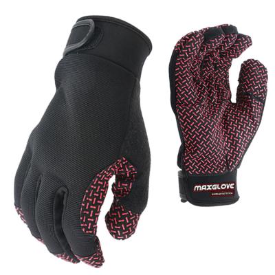 China Anti-impact Palm Dotted Mechanic Anti-Slip Comfortable Durable Gloves for sale