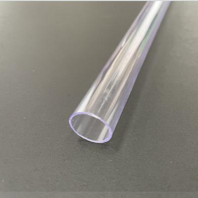 China Decoration PVC Transparent Hard Plastic Tube For Decoration for sale