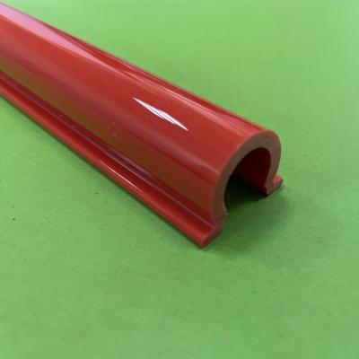 China Home Application Plastic C Shaped Extrusion PVC Profile Clip for sale