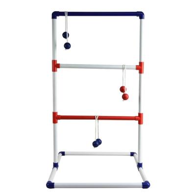 China Single Disassembly Outdoor Sport PVC Ladder Throw Ball Holder For Kids Game for sale