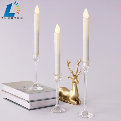 China Zhuoyun Wedding Party Handmade Modern Transparent Table Centerpiece Acrylic Candle Holder for sale