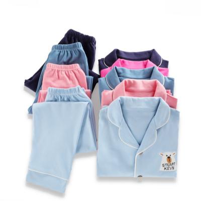 China QUICK DRY Spring and Autumn Girls Sleepwear Children Sleepwear Cartoon Pajamas Set for sale