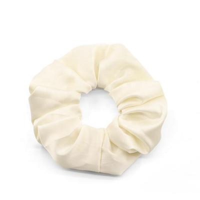 China High quality fashion hair scrunchies simple pure silk solid color hair scrunchies for lady for sale