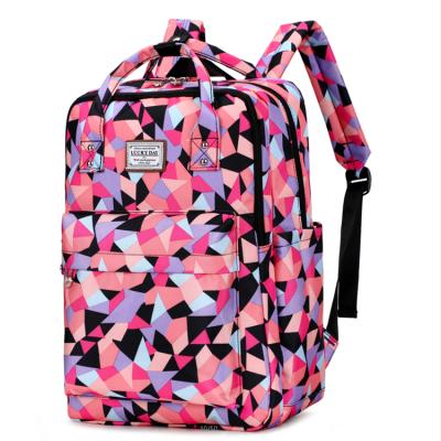 China Wholesale Large Capacity Popular Fashionable Pattern School Bags High School Students Backpack School Bags For Teenage Girls for sale