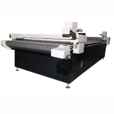 China Laser CUTTING Double Head Blade Laser Asynchronous Process Cutting Machine for sale