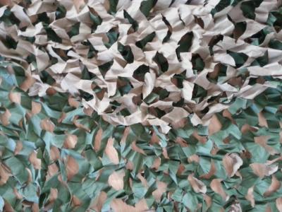 China Fire Retardant Desert Camouflage Net, 210T Polyester Two Side PU Coated Desert Camo Nettin à venda