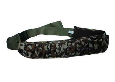 China Neoprene 25 Shells Belt Camofluage with Zipper Storage Pocket for Mens Hunting for sale