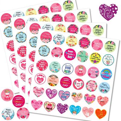 China Happy Mother's Day PAPER Stickers for sale