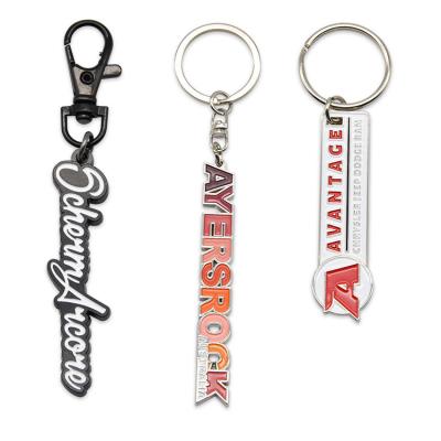 China Whole Wholesale Soft Cute Metal Letter Name Logo Company Enamel Key Chain Key Chain, Custom Logo Key Chain for sale