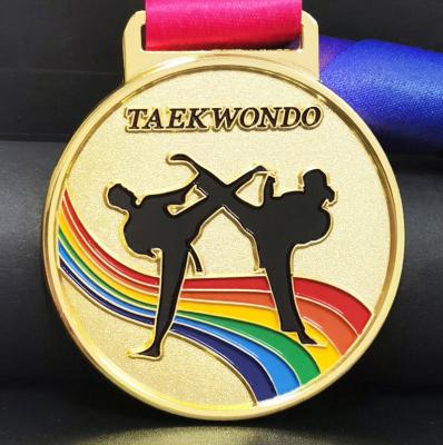 China USA Wholesale Custom School Metal Taekwondo Medal for sale