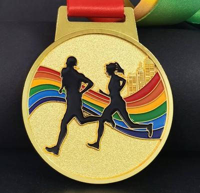 China USA Wholesale Custom School Competition Jogging Medal for sale